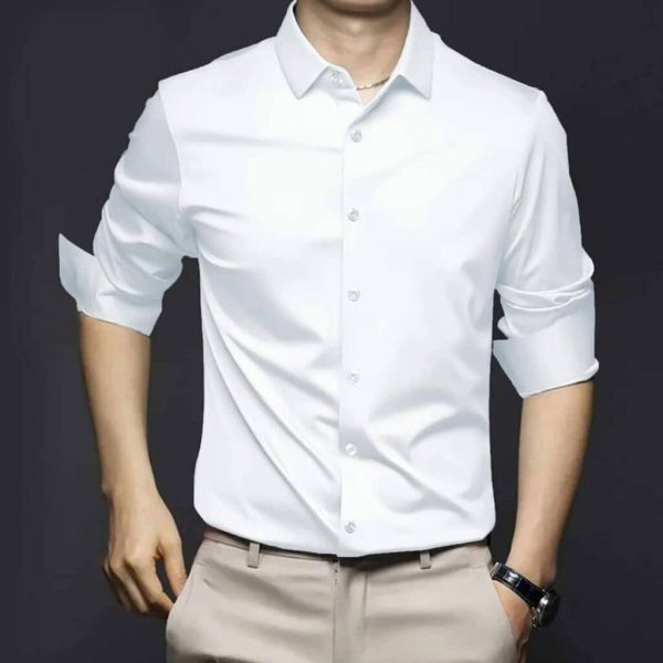 Micro Stitch Shirt - White