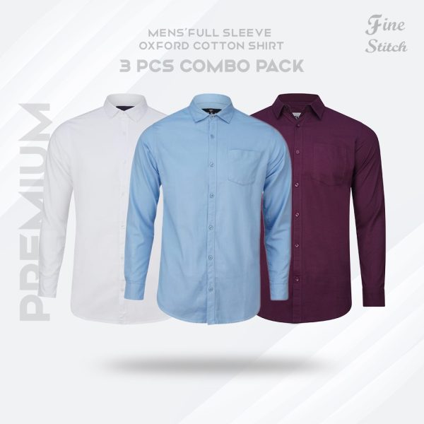 Can Collar Shirt  3 Pis Combo