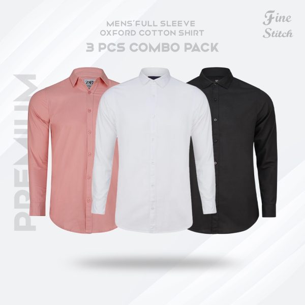 Can Collar Shirt  3 Pis Combo