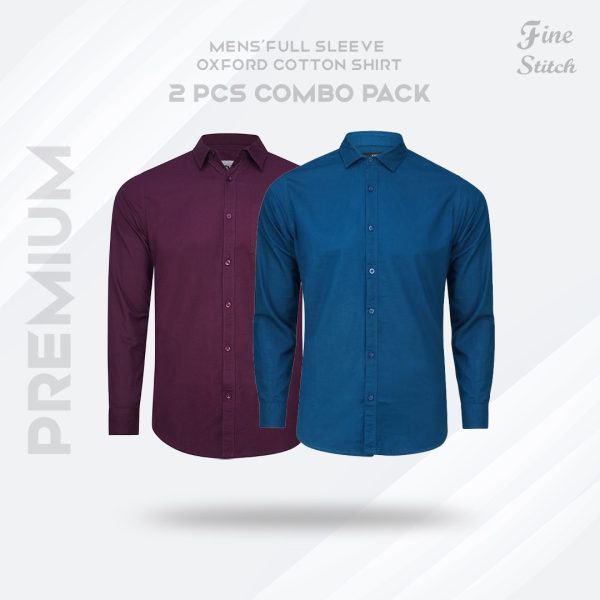 Can Collar Shirt- 2 Pis Combo
