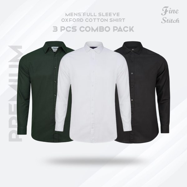Can Collar Shirt  3 Pis Combo