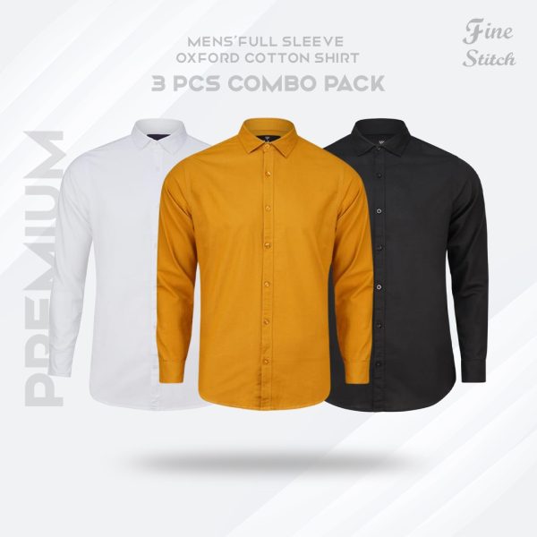Can Collar Shirt  3 Pis Combo