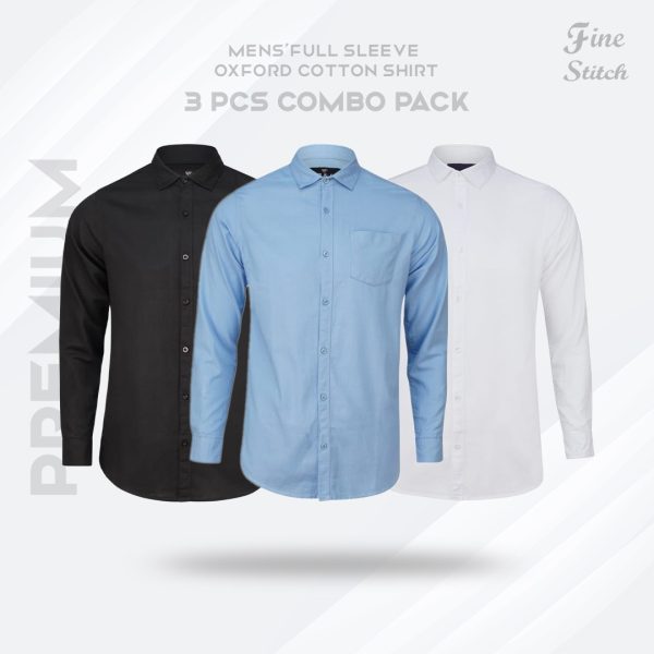 Can Collar Shirt  3 Pis Combo