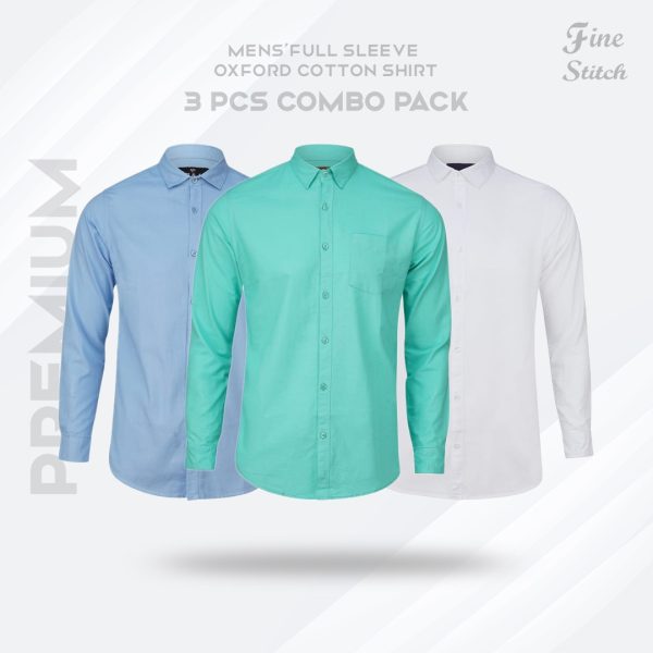 Can Collar Shirt  3 Pis Combo