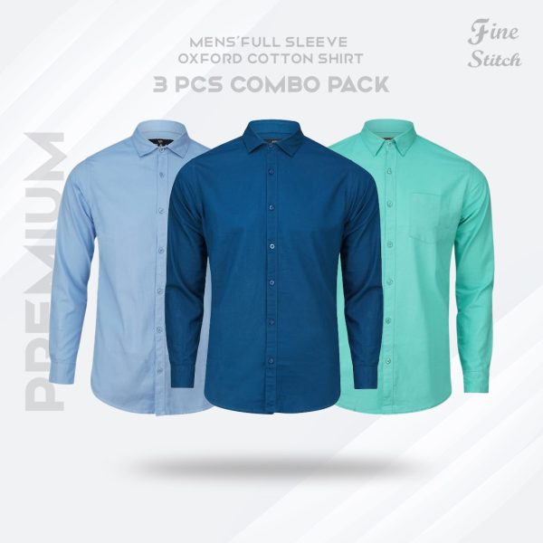 Can Collar Shirt  3 Pis Combo