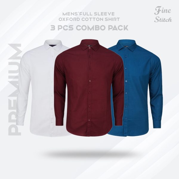 Can Collar Shirt  3 Pis Combo