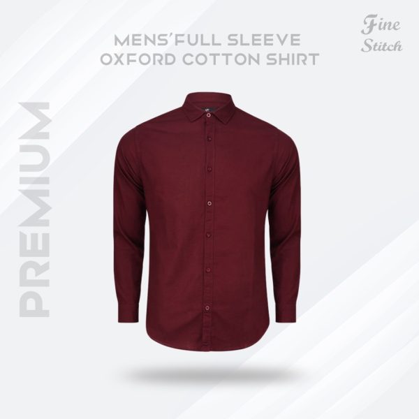 Can Collar Shirt - Maroon